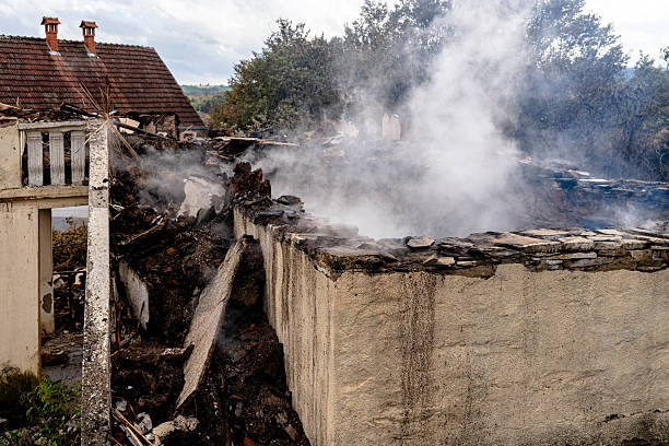 Professional Fire Damage Removal technician working in Solon, OH
